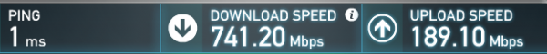 speedtest to local ISP