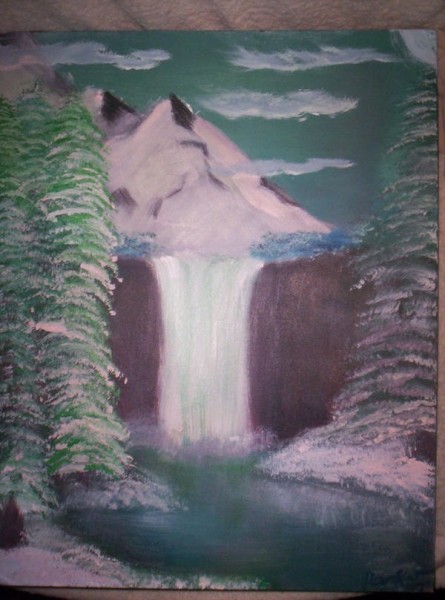 This was me attempting to expand. With every new ability I learned I tried to add on top of what I already knew. This was still quite an early piece. Before I did the above two waterfalls
